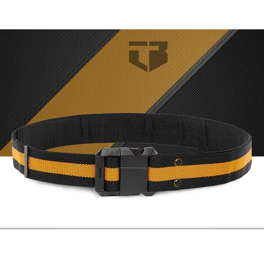 ToughBuilt TB-CT-42 Ceinture de travail pour professionnels Boucle en acier Boucle robuste / Support arrière pour sac de taille Clip Tech Hubs
