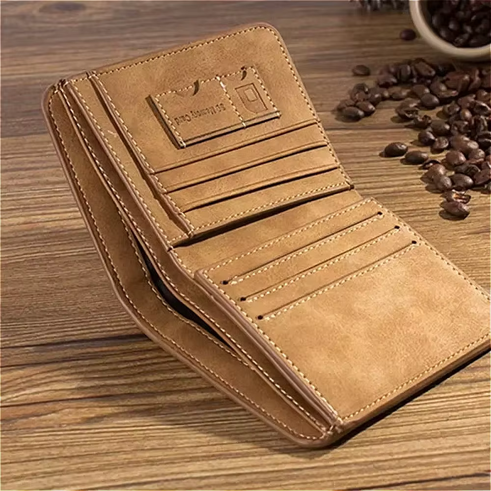 Portefeuille en cuir pour hommes