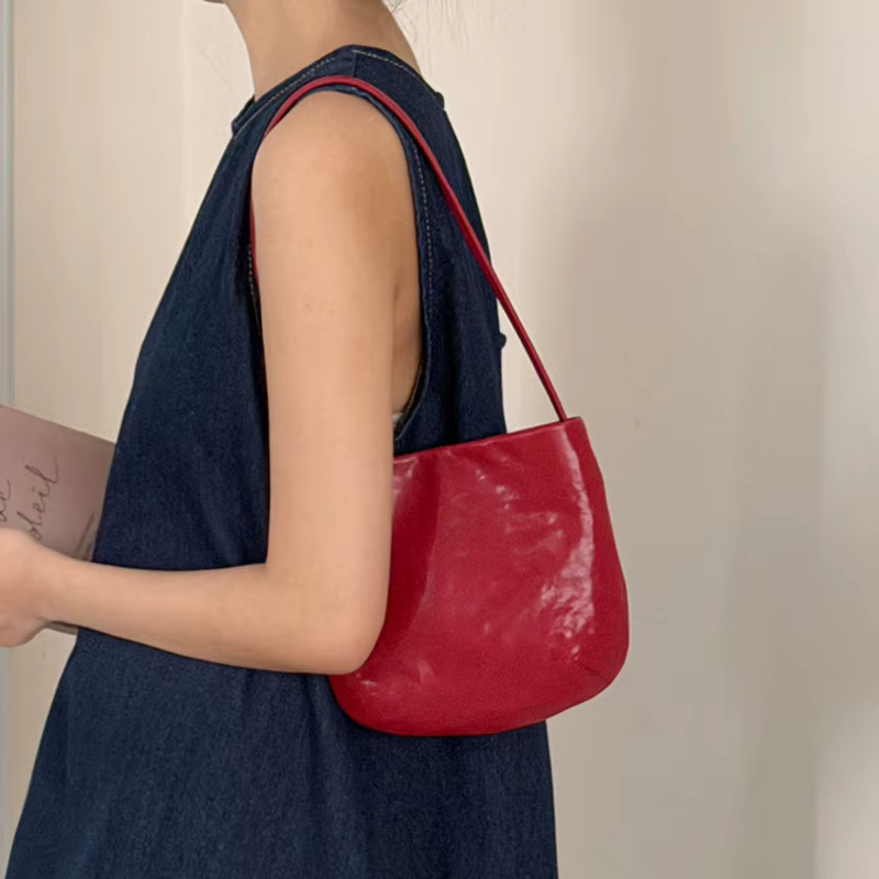 Sac fourre-tout pour femme en cuir véritable