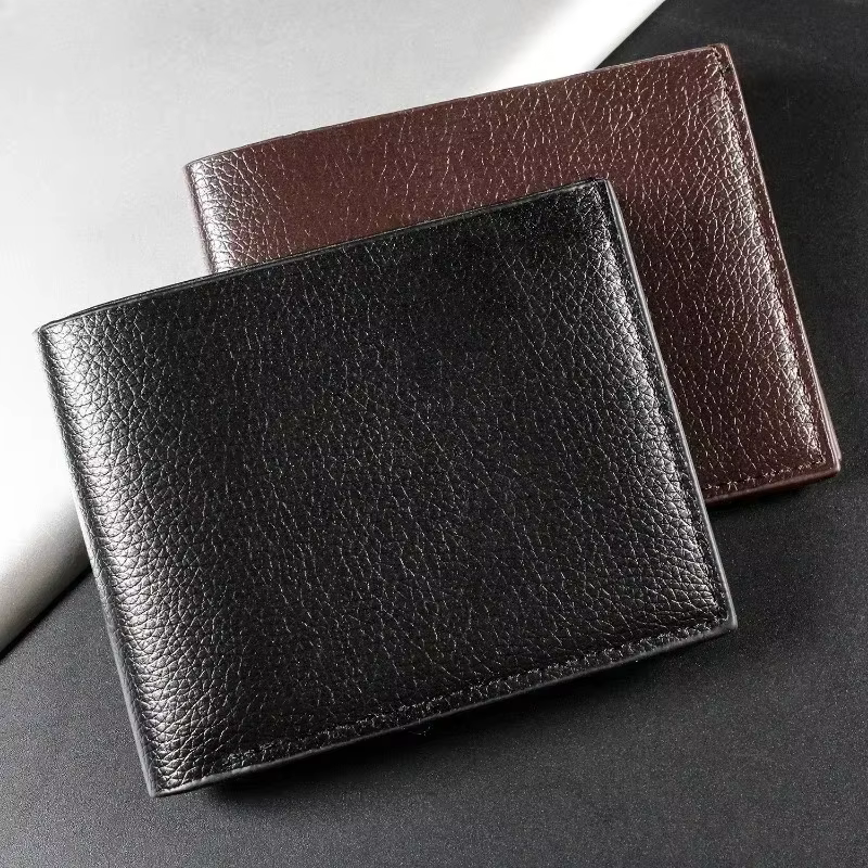 Portefeuilles pour hommes produit Premium pour Homme court noir Walet Portefeuille