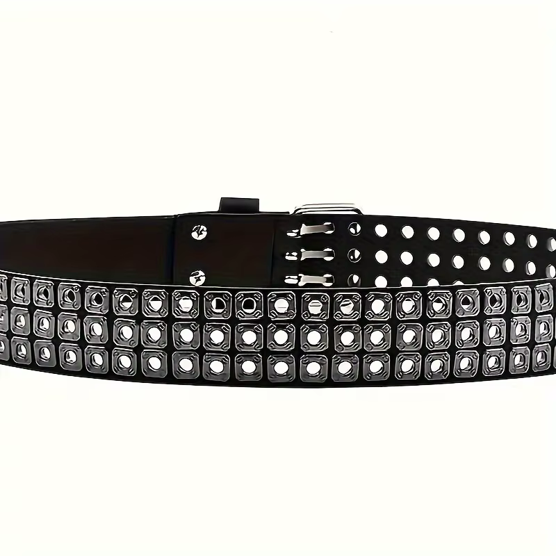 Ceinture à rivets de style punk pour hommes et femmes