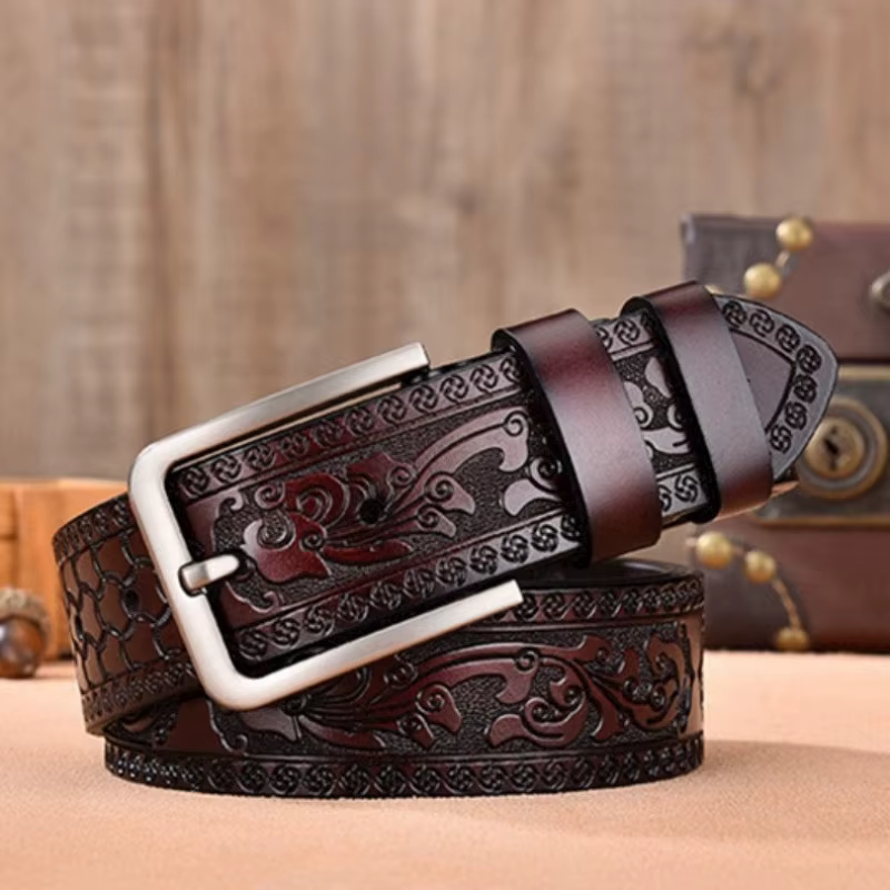 Ceinture décontractée pour homme de style rétro européen et américain