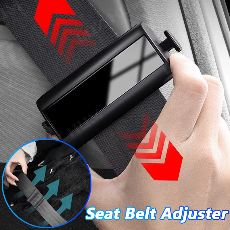 Ajusteur de ceinture de sécurité de voiture, réglage libre de la sangle d'épaule automatique, Clip de ceinture de sécurité pour les voyages, soulage la pression/Friction