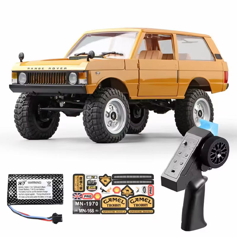 1:12 RC voiture pleine échelle MN 168 Range Rover véhicule tout-terrain Version modèle RC 2.4G 4WD voiture sur chenilles d'escalade Range Rover MN-168