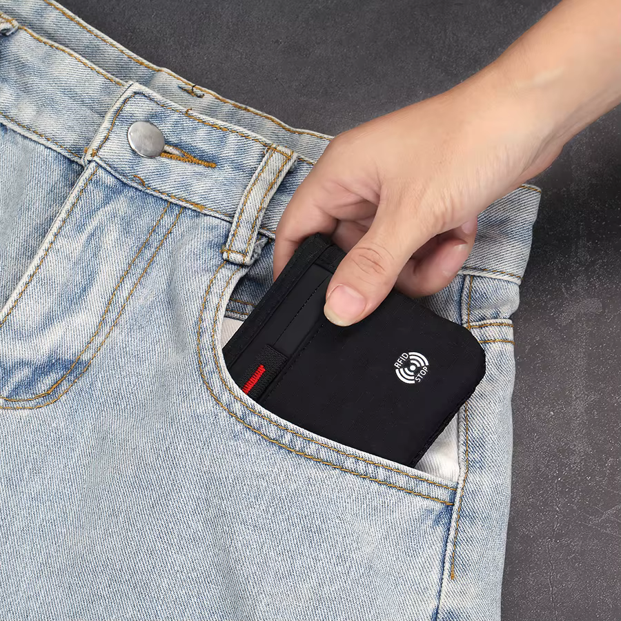 Porte-carte de crédit Rfid de luxe