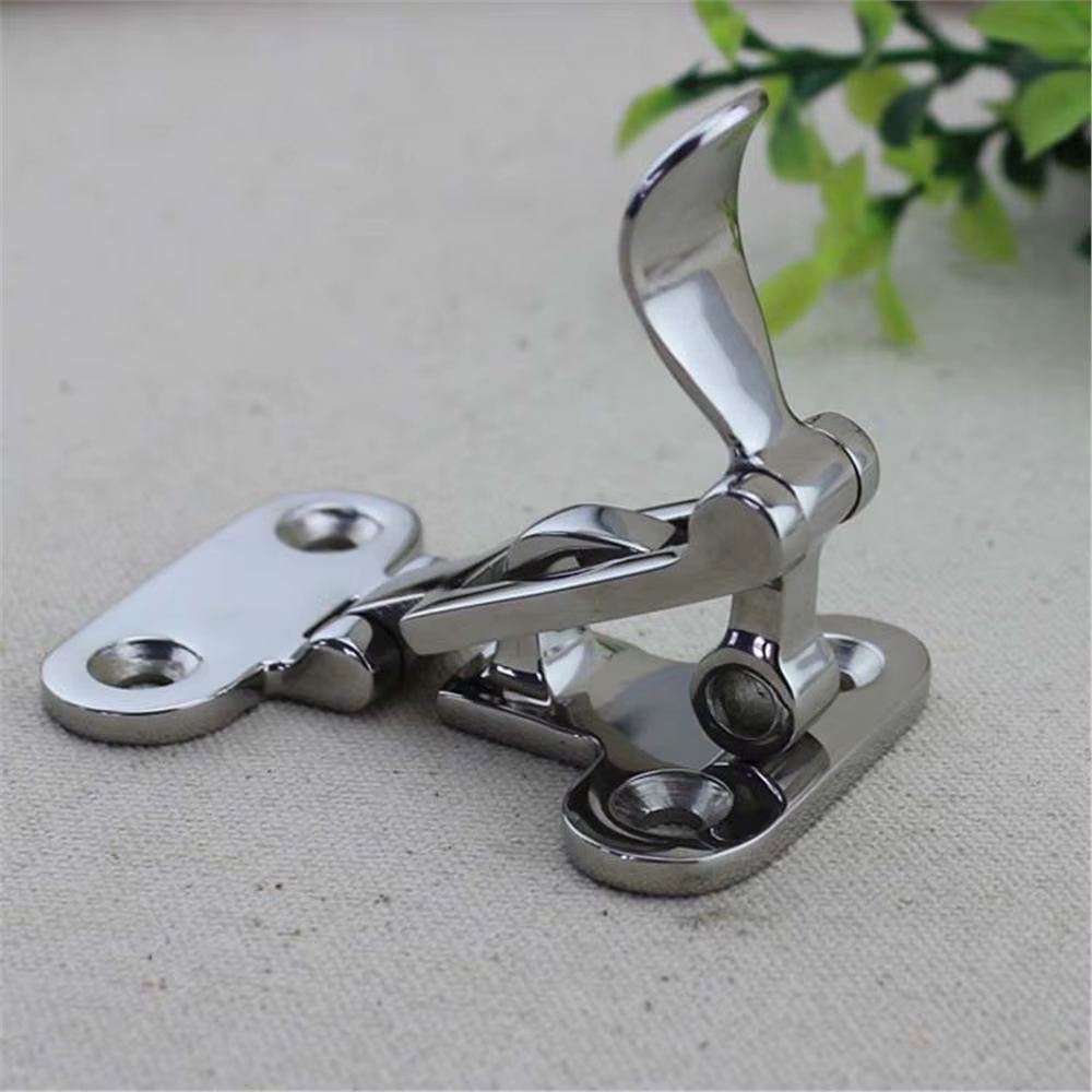 Loquet de verrouillage pour porte de bateau marin, loquet avec cadenas, accessoire de Yacht de bateau, loquet de porte en acier inoxydable, trappe, 1 pièce, serrure de bateau