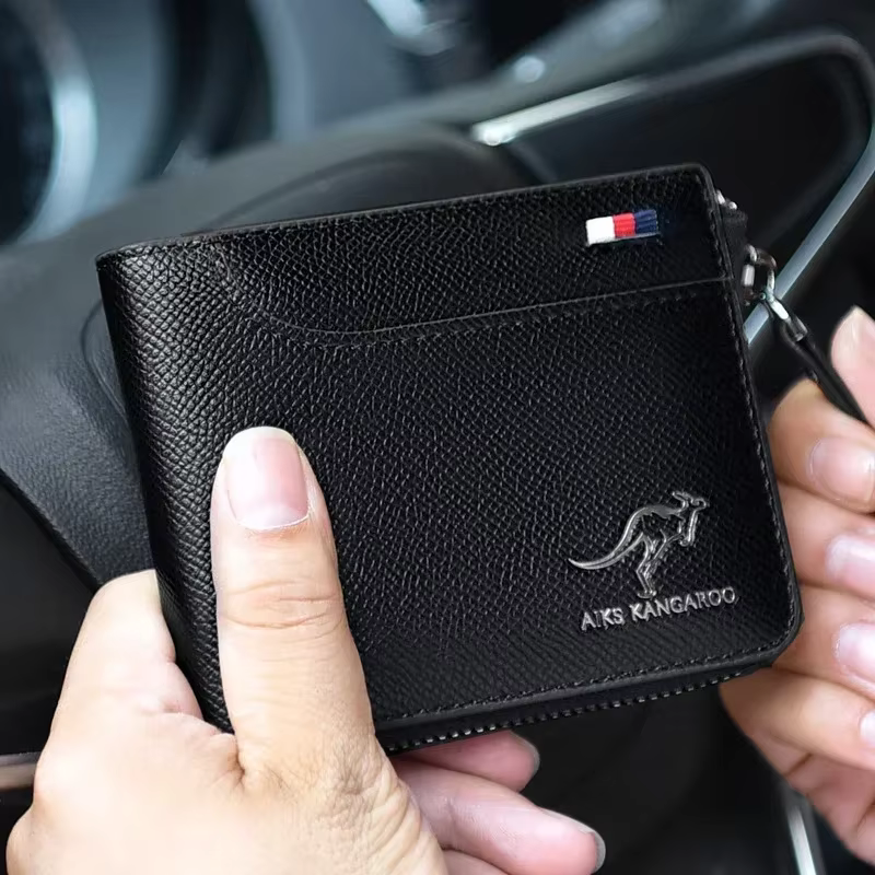 Portefeuille en cuir PU pour hommes