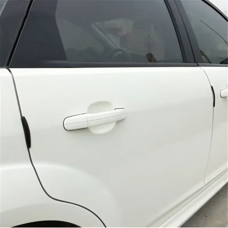 Bande Anti-collision pour porte de voiture, plaque de protection décorative Anti-collision, anti-rayures, accessoires de décoration pour voiture, 4 pièces/ensemble