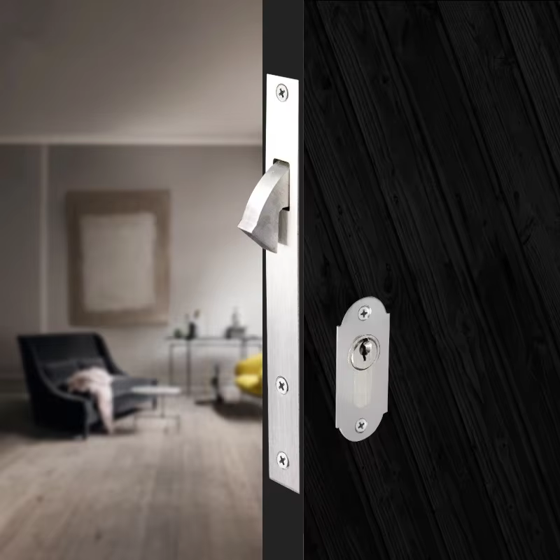 Serrure de porte marketen alliage d'aluminium, serrures de fenêtre, sécurité antivol, porte en bois, serrure de sol avec croix, prédire pour quincaillerie de meubles