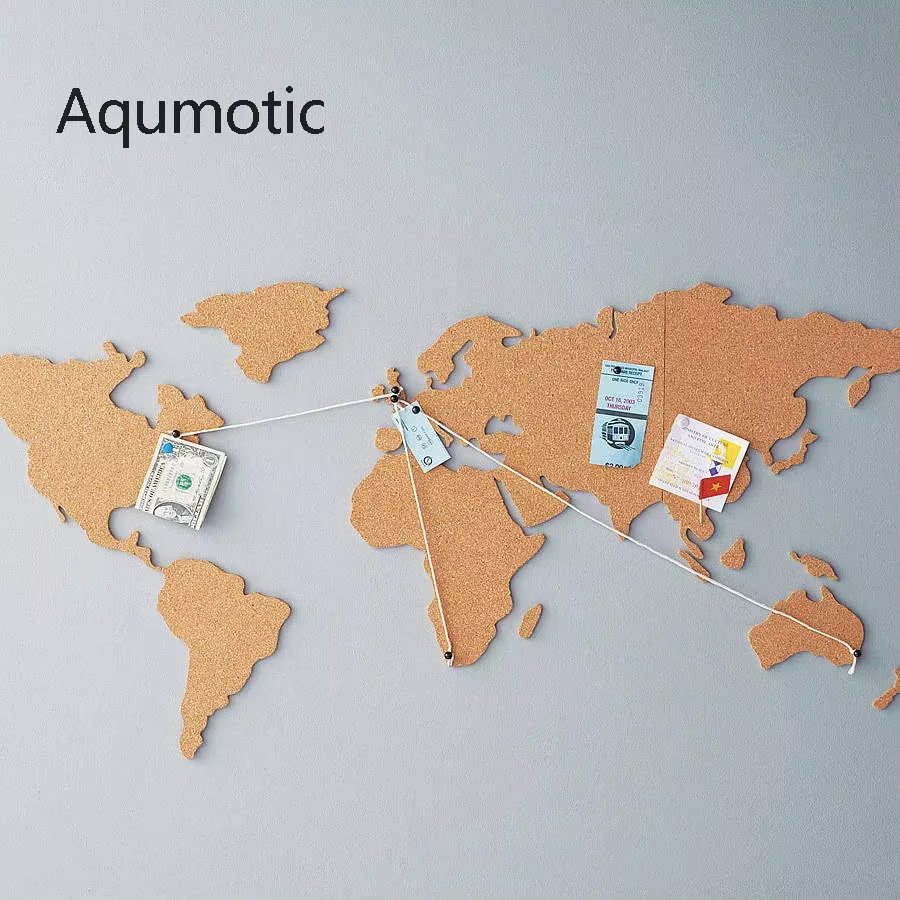 Aqumotic-Carte du monde simple