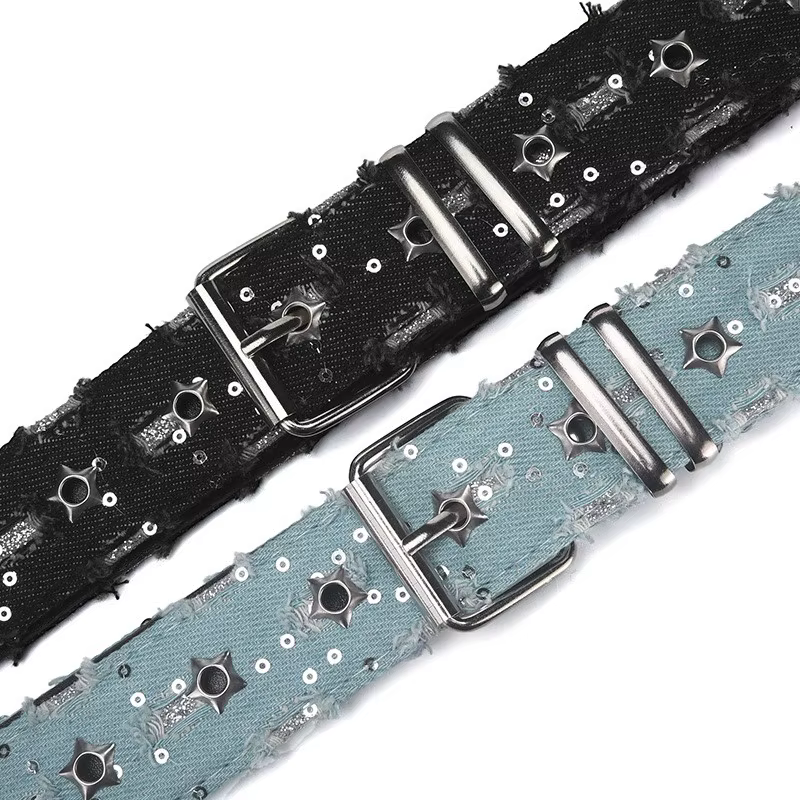Nouvelle ceinture pour femme de style punk décontracté ajouré