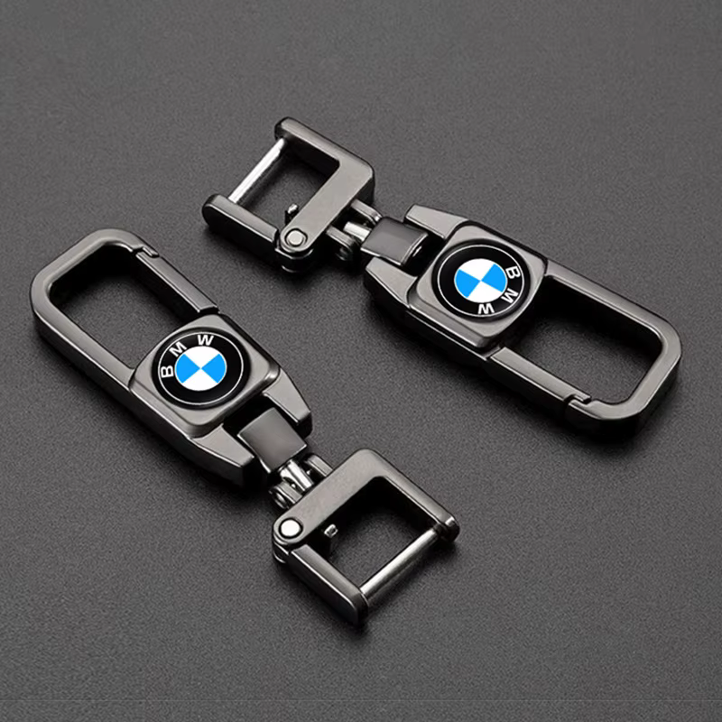 Porte-clés de voiture en métal avec boucle de ceinture et mousqueton pour BMW X1 X2 X3 X5 X4 X6 X7 G30 G20 G32 G11 G12 F40 F30 F20 F10 F34 F07 F44
