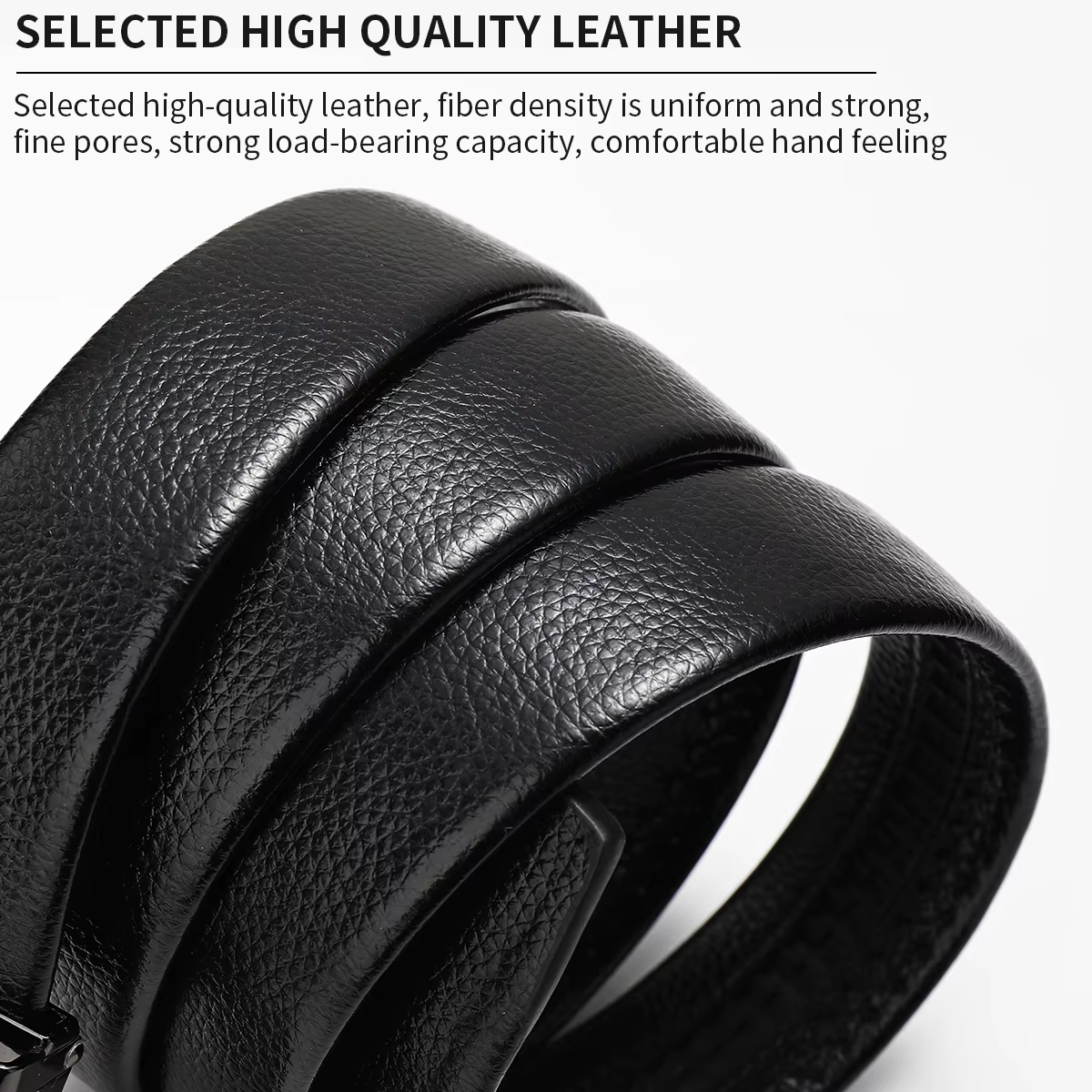 Ceinture pour homme, nouvelle boucle automatique