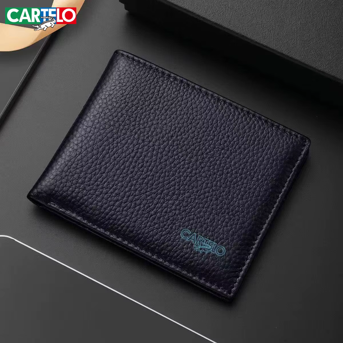Portefeuille CARTELO en cuir pour hommes
