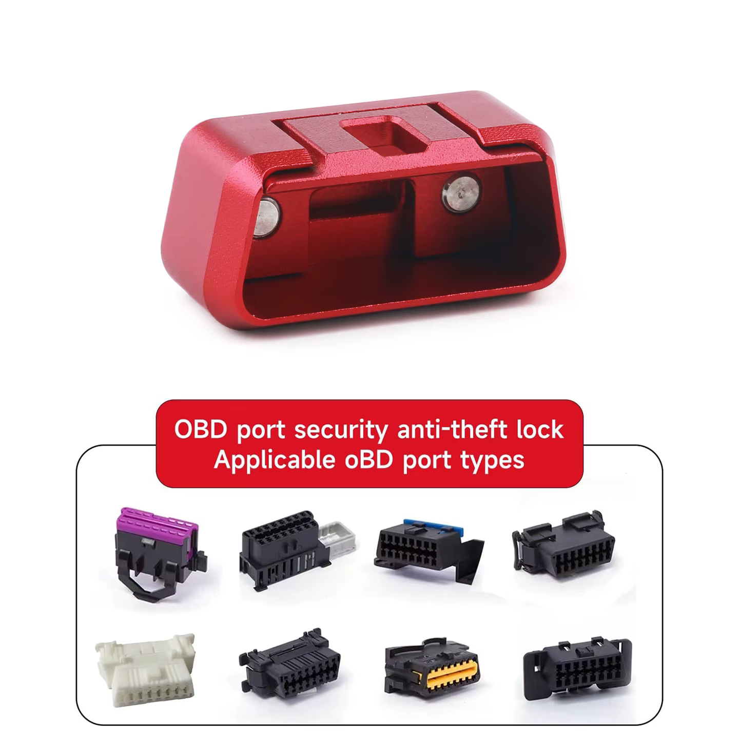 Outil de verrouillage antivol pour port OBD2, protecteur de port OBD pour voitures/SUV/camions, protection antivol OBD2