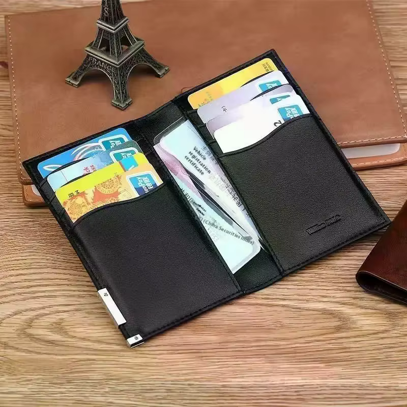 Portefeuille élégant pour hommes avec emplacement pour cartes innovant