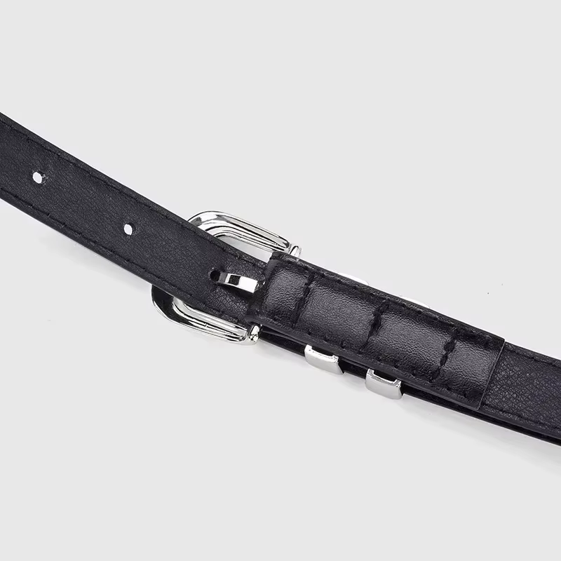 Ceinture Coupe-Vent en Cuir PU pour Femme