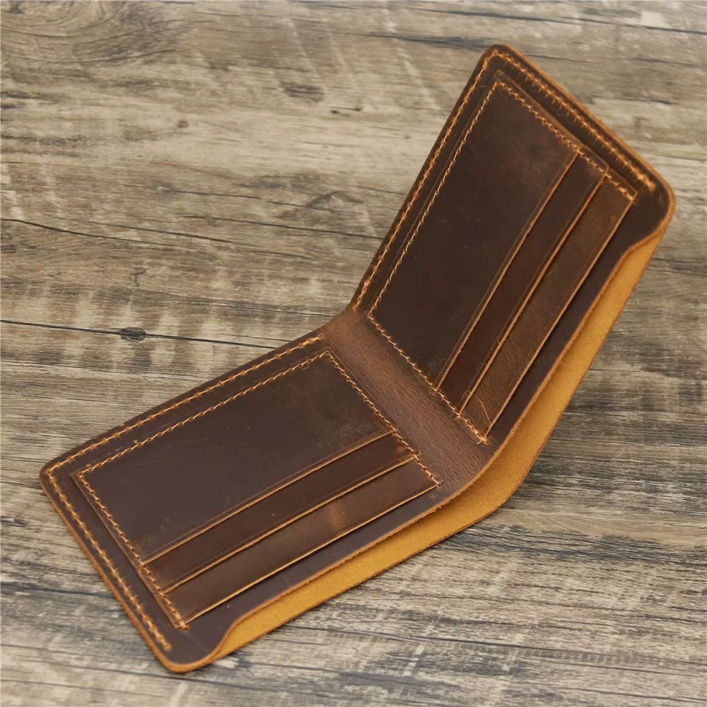 Portefeuille homme en cuir véritable