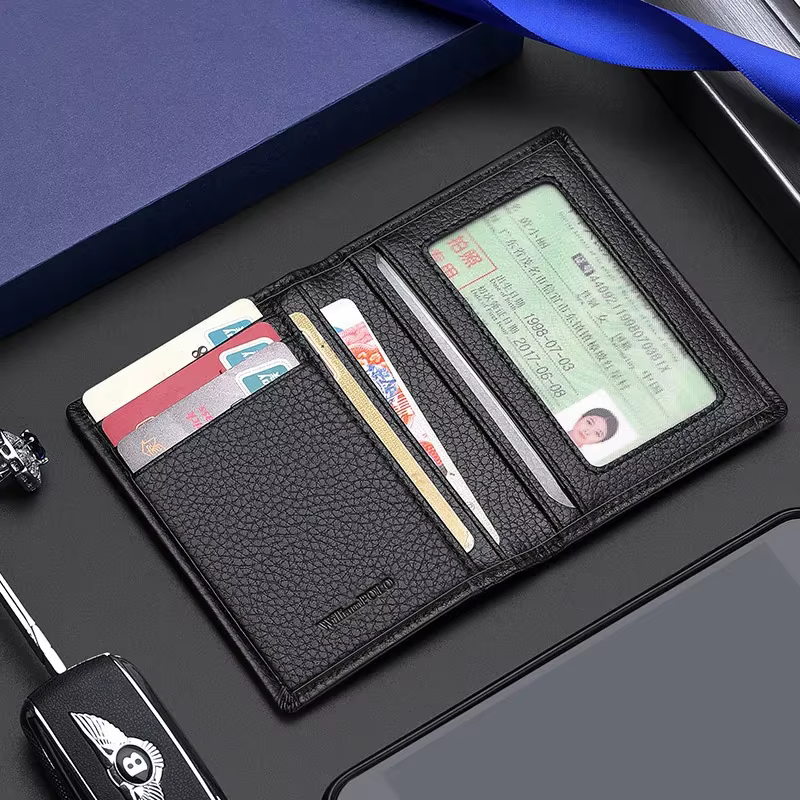 Marque de luxe Mini Ultra-mince petit portefeuille hommes court en cuir petit porte-carte portefeuille jeunesse en cuir véritable porte-monnaie WILIAMPOLO