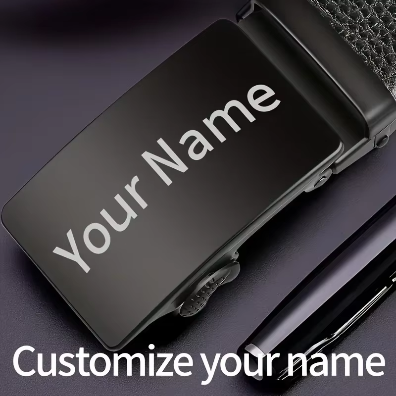 Ceinture pour hommes gravée sur mesure – Ceintures à boucle automatique personnalisées