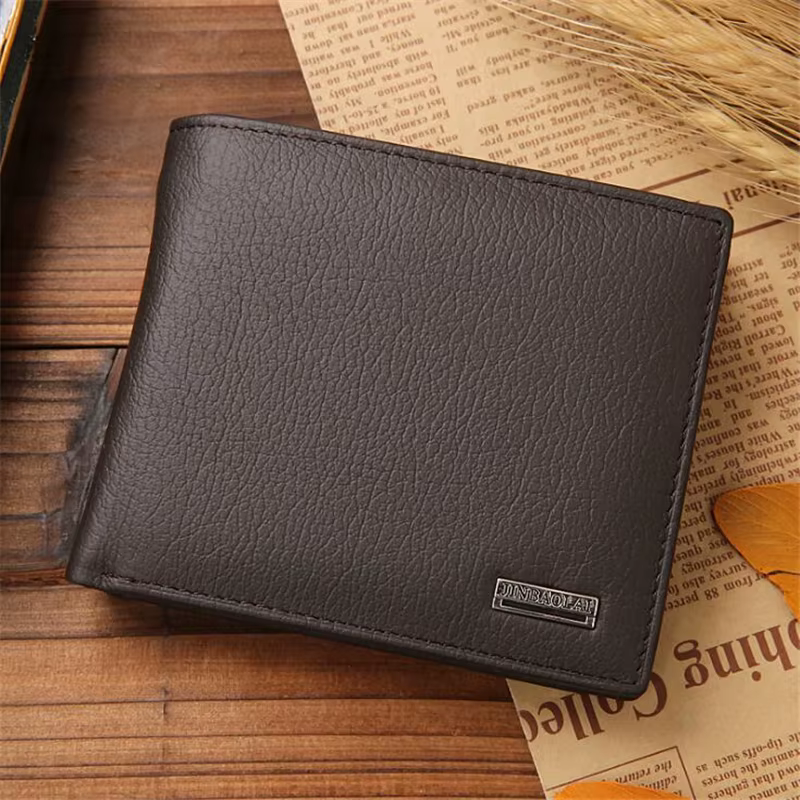 Portefeuille de luxe pour hommes en cuir véritable