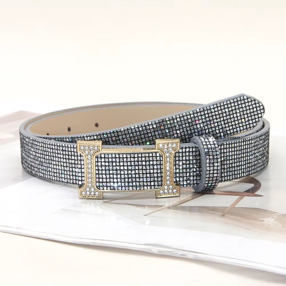Ceinture en cuir PU pour femmes
