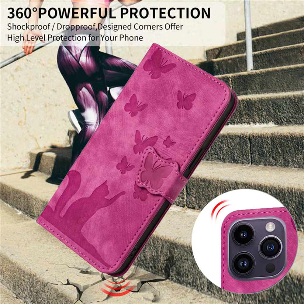 Étui portefeuille magnétique för Samsung Galaxy A05S A07 A12 A13 A14 A15 A16 A23 A24 A25 A26 A32 A33 A34 A35 A36 A37 A53 A54 A55 A56 A57