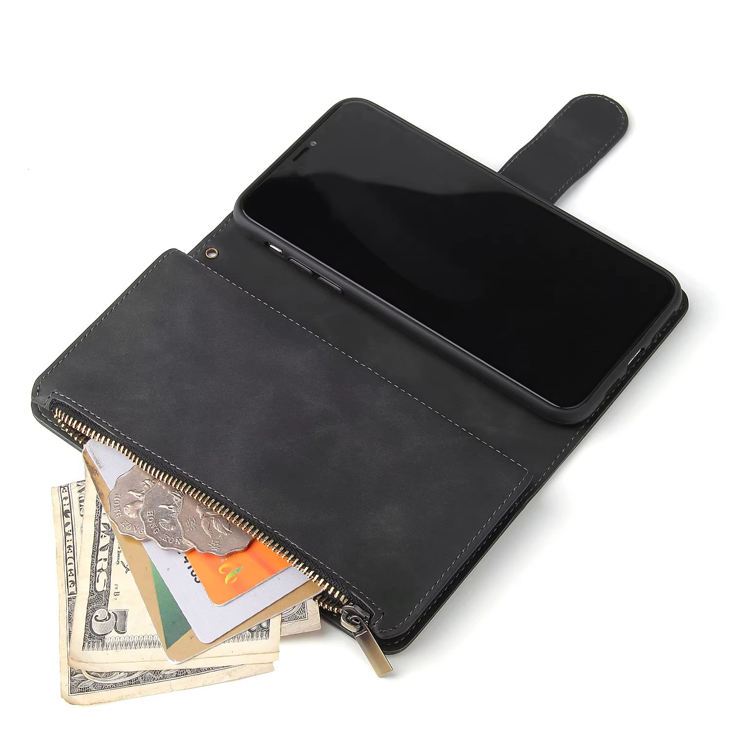 Étui portefeuille en cuir de qualité supérieure pour iPhone 16 15 14 13 12 11 17 Pro Max Plus 17Air 16e
