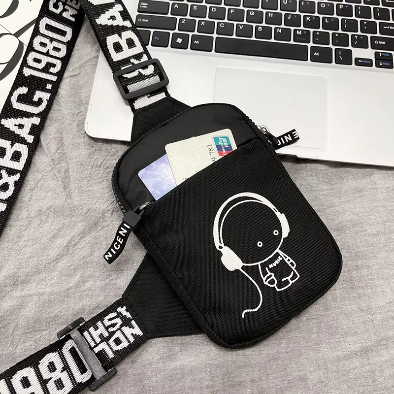 Sac à bandoulière pour hommes INS tendance imperméable petit sac messager carré sacs