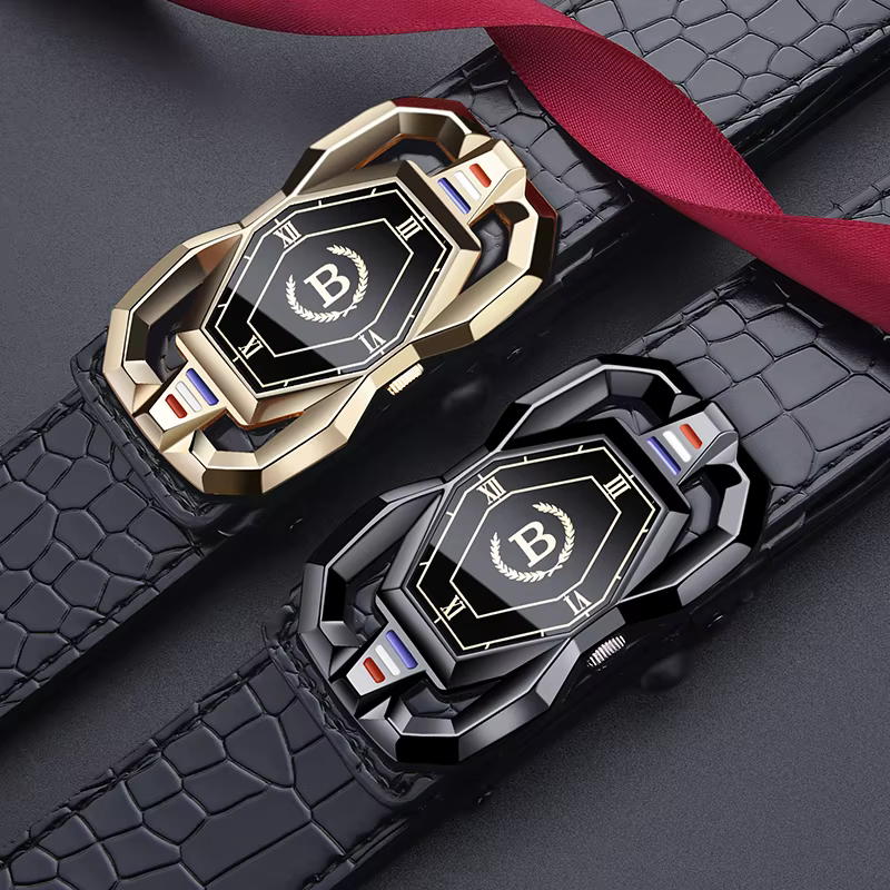 Ceinture à motif Crocodile pour hommes