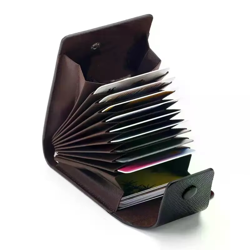 Porte-cartes en cuir PU pour hommes et femmes