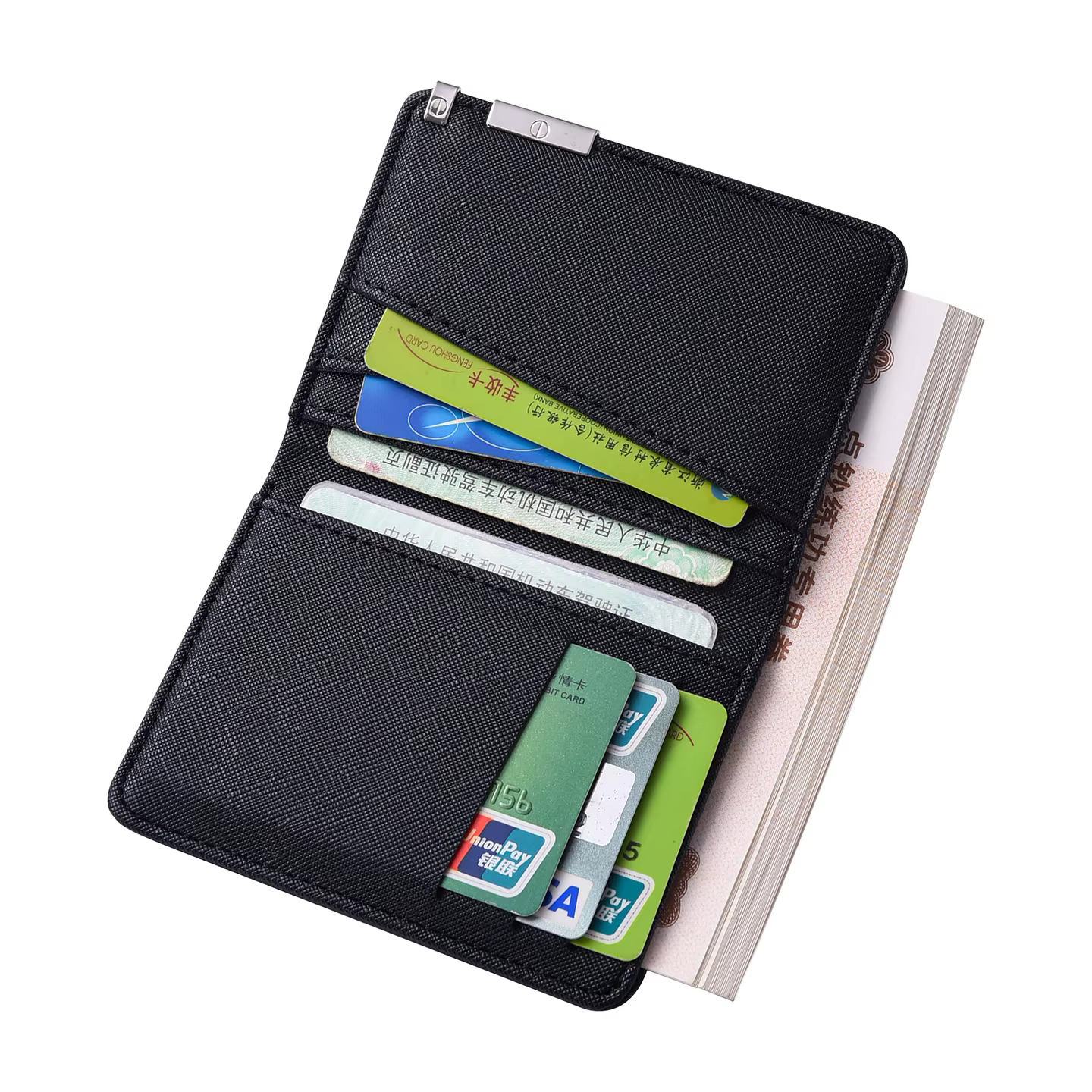 Portefeuille court en cuir pour hommes