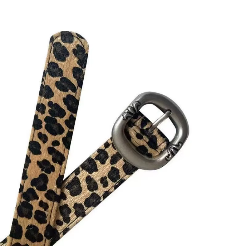 Ceinture à imprimé léopard pour femmes