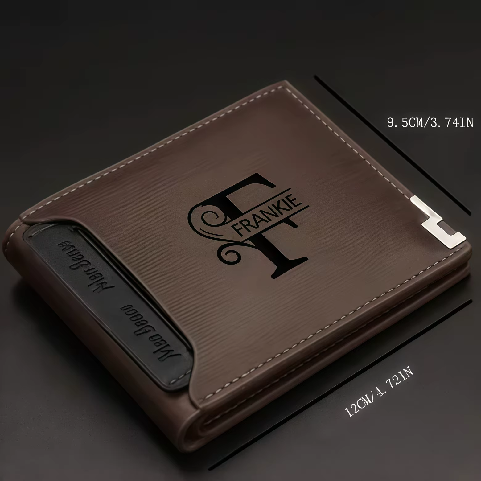 Portefeuille personnalisé pour homme