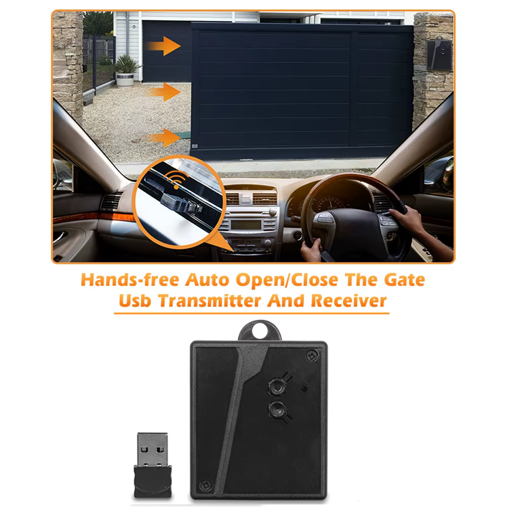 Récepteur d'ouverture de porte de garage, récepteur de système d'automatisation de contrôle d'accès domestique, dispositif d'ouverture de port USB de connexion Bluetooth 2.4G