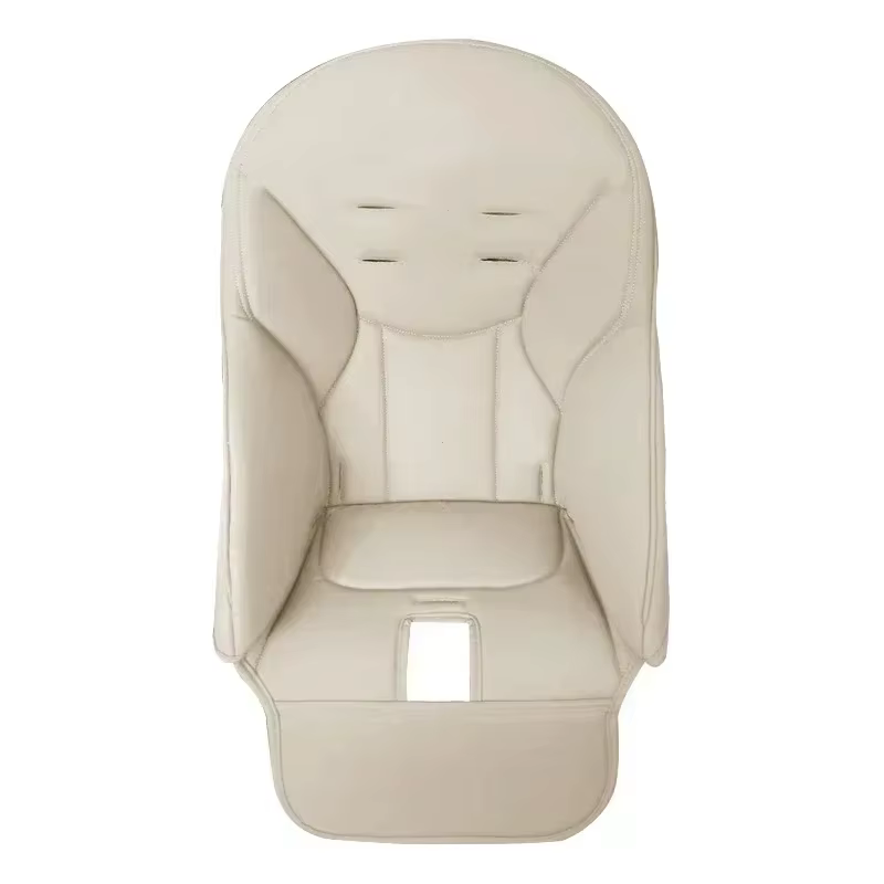 Juste en cuir pour chaise de salle à manger pour bébé, housse en éponge composite PU, housse de coussin, étui de siège de chaise, accessoires de poussette