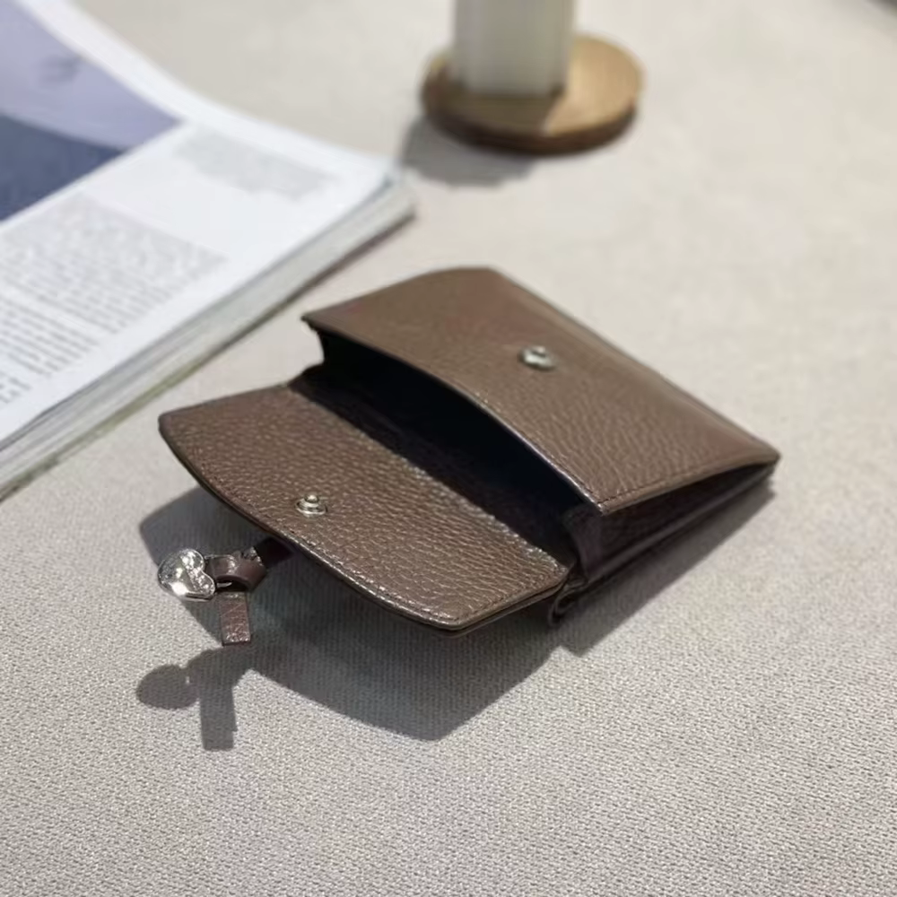 Portefeuille en cuir véritable pour femme, personnalisé avec nom, élégant, porte-monnaie et cartes, avec initiales personnalisées et cœur