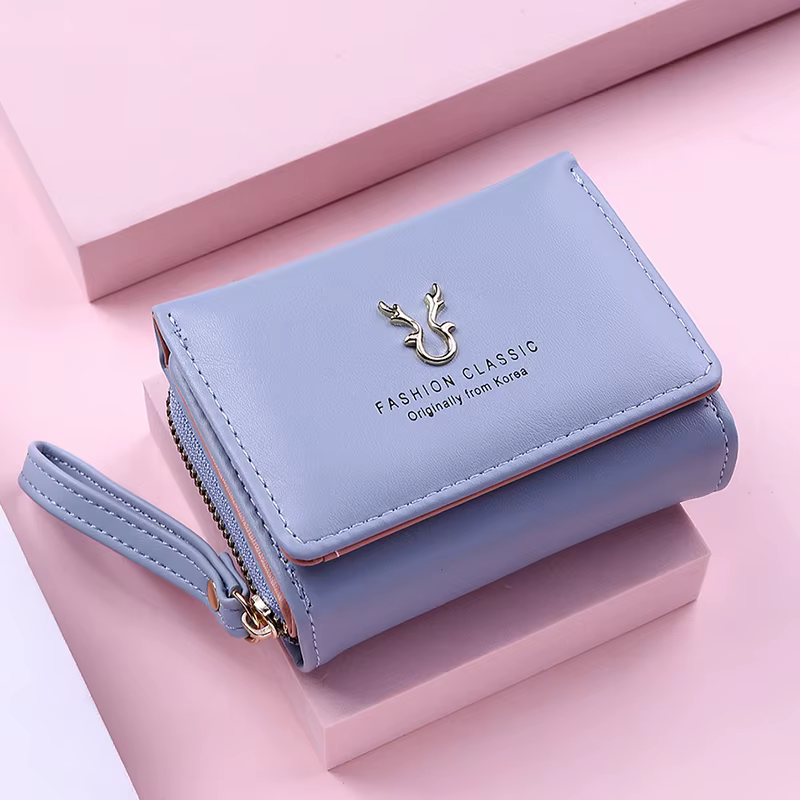 Marque de luxe femmes petit portefeuille femme porte-carte portefeuilles courts avec porte-monnaie