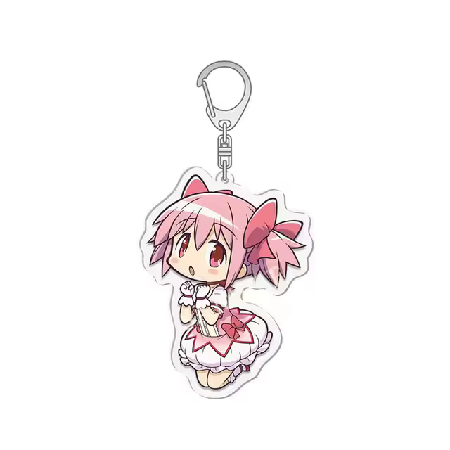 Porte-clés Anime Puella Magi Madoka Magica, Kaname Akemi Homura, Miki Sayaka, Tomoe Mami, Kyoko, pour les fans, cadeaux, bijoux