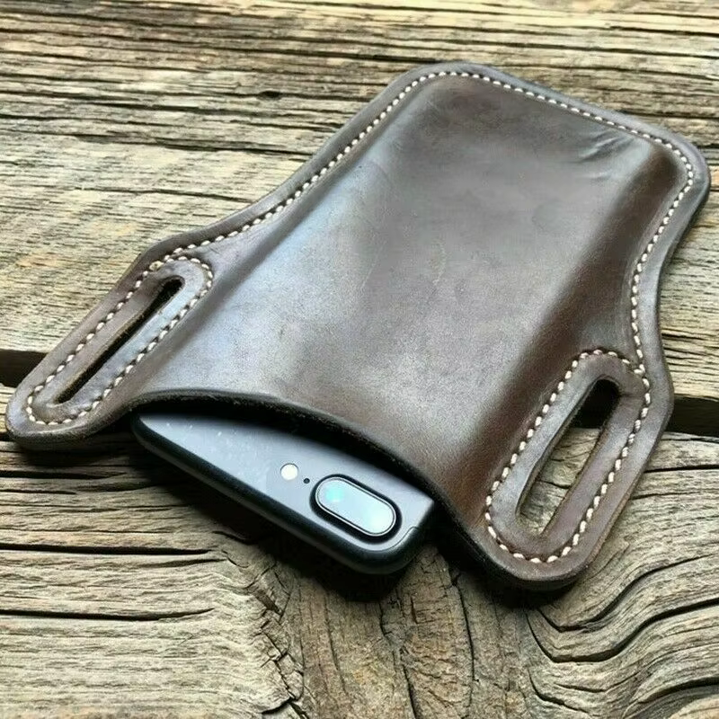 Sac de ceinture pour homme en cuir