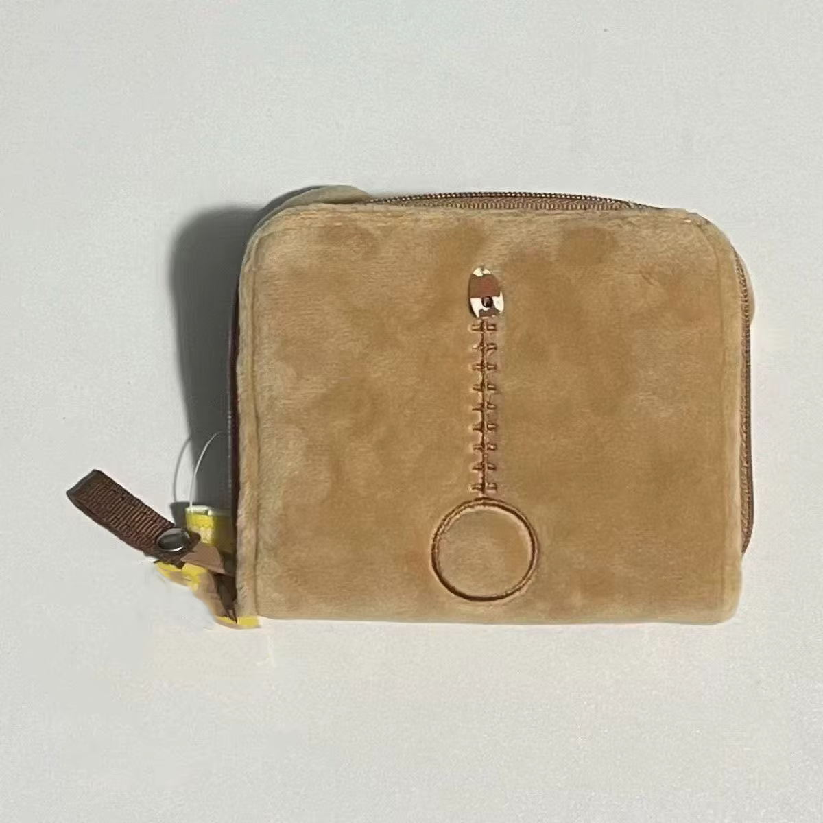 Mini porte-monnaie en peluche tridimensionnel pour fille