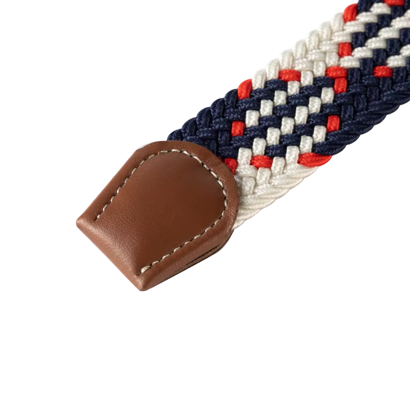 Bleu noir femme décontracté tricoté boucle ardillon hommes ceinture tissé toile élastique extensible tressé Stretch ceintures femmes jean 60 couleurs