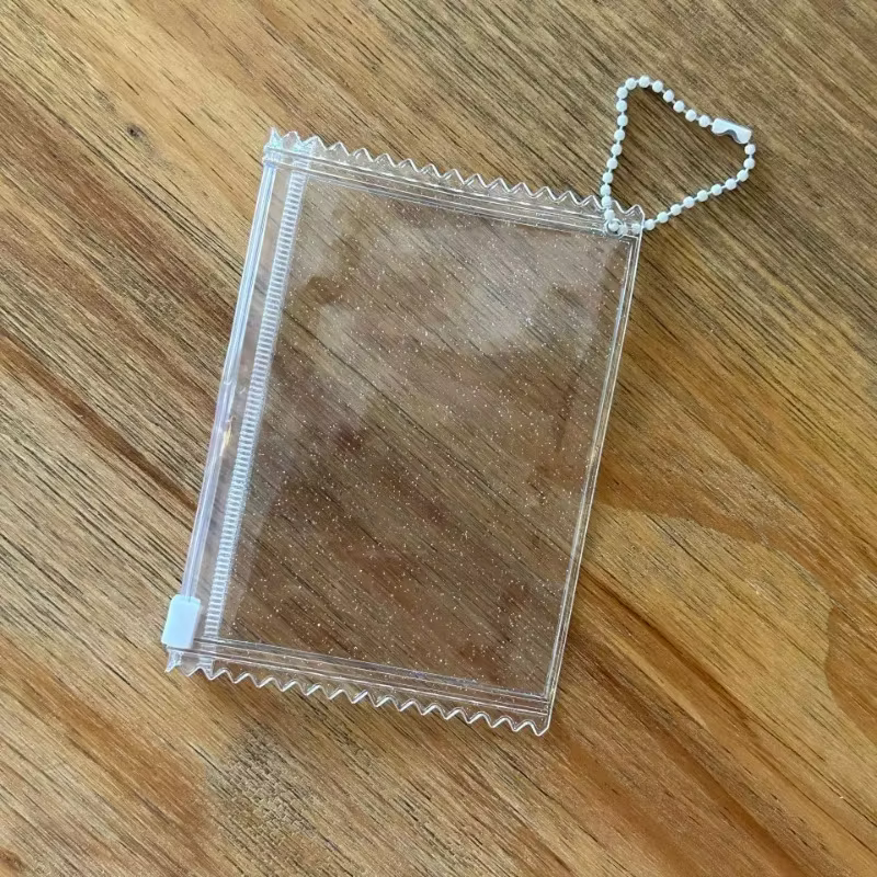 INS Transparent porte-carte sac Photocard titulaire haute définition idole Photo
