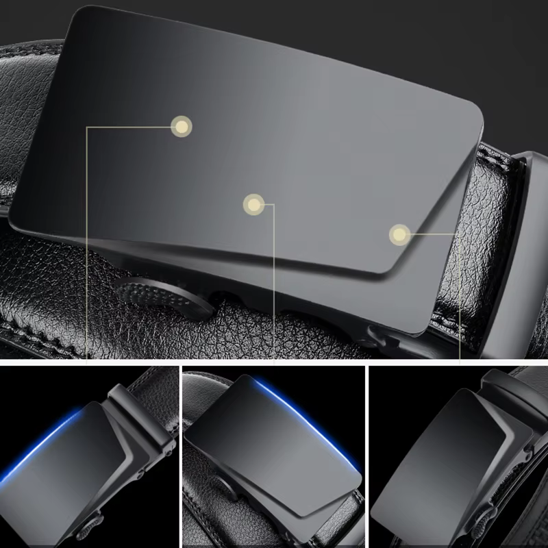 Ceinture personnalisée pour hommes avec nom gravé