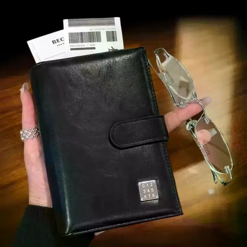 Portefeuille de passeport de voyage pour femmes et hommes