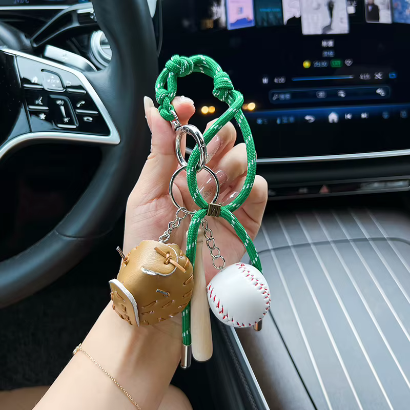 Porte-clés de baseball personnalisé et créatif