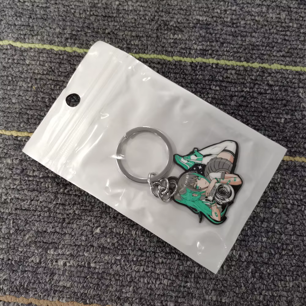 Porte-clés 3D en métal pour modification de voiture, pendentif JDM, pièces automobiles, porte-clés créatif en forme de roue, accessoires de voiture tendance, cadeaux pour mari