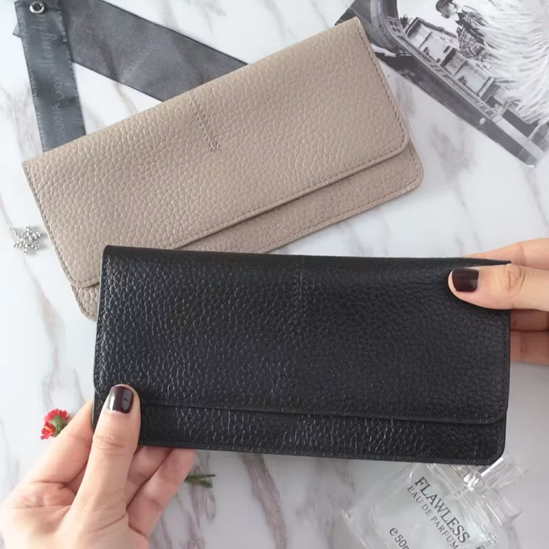 Femmes portefeuilles en cuir véritable