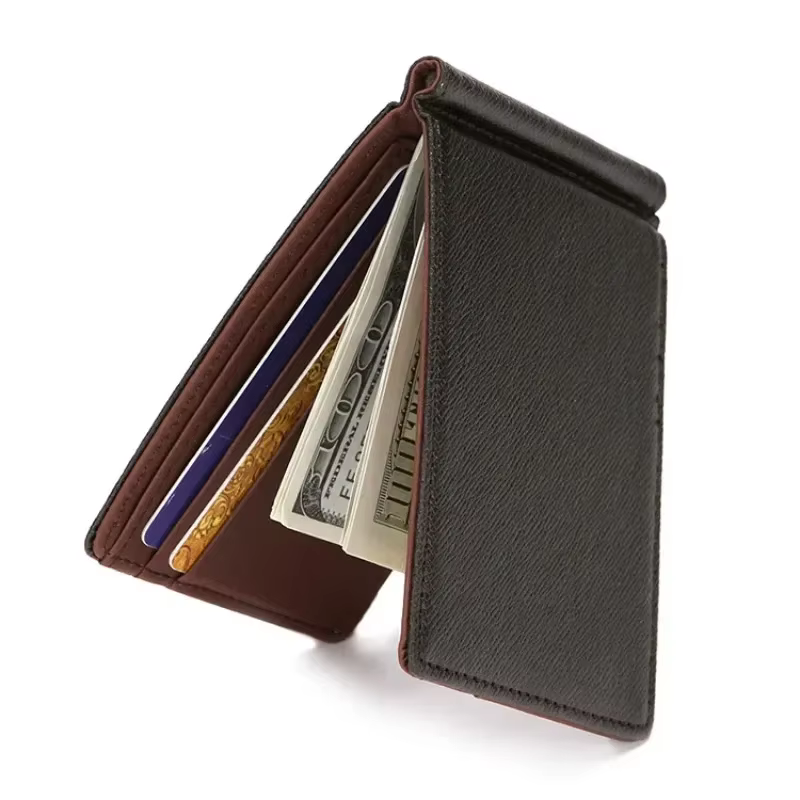 Portefeuille en cuir PU pour hommes