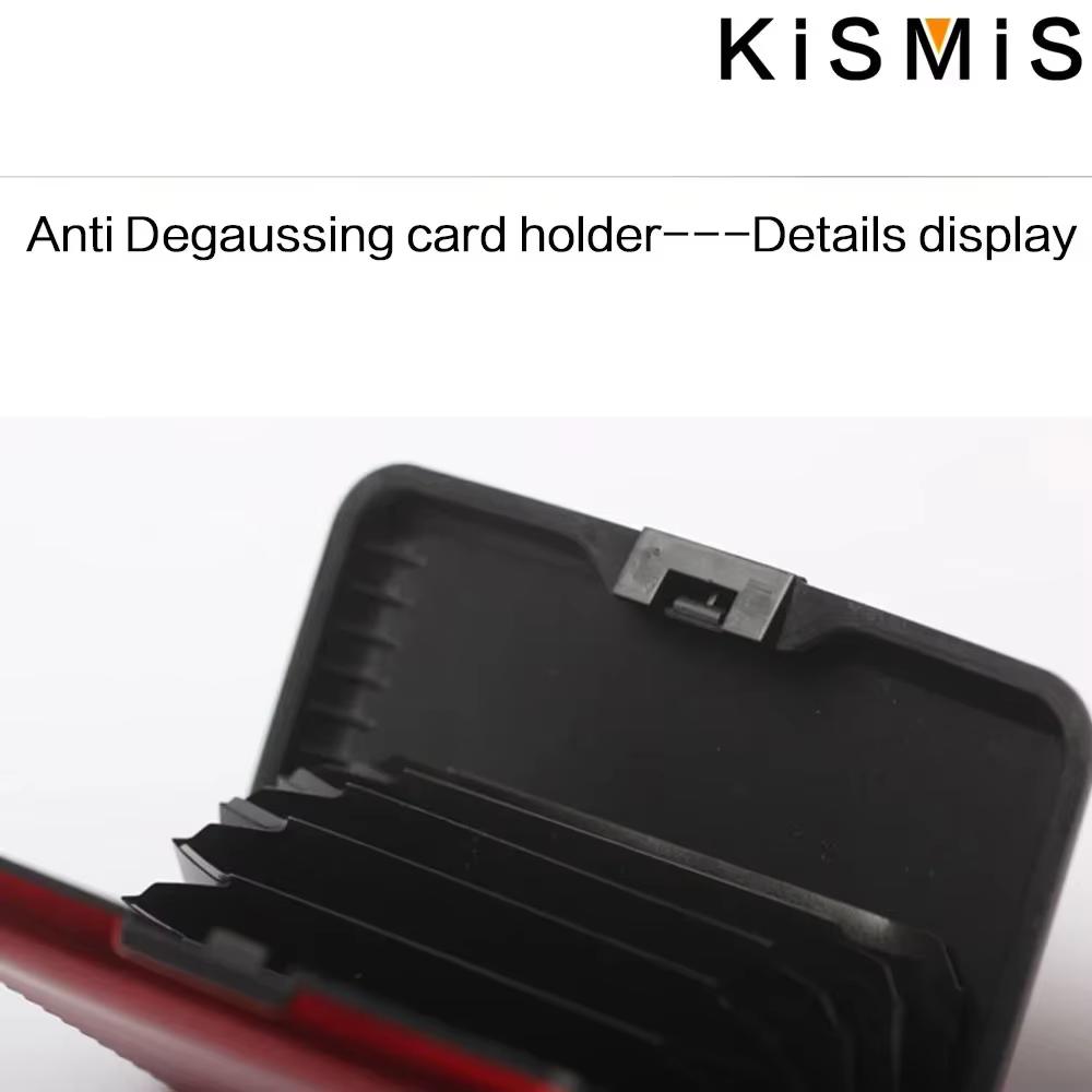 Portefeuille en aluminium porte-carte Anti-RFID hommes protecteur de carte de crédit étui rigide RFID blocage livraison directe